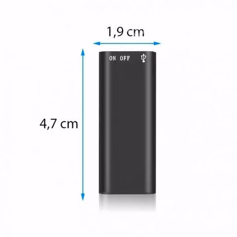 Mini Grabadora Voz Audio Digital MP3 USB WAV 8Gb