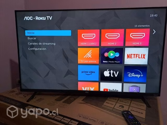 Smart tv AOC de 43"