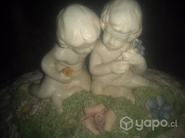Antigua sopera capodimonte porcelana italiana