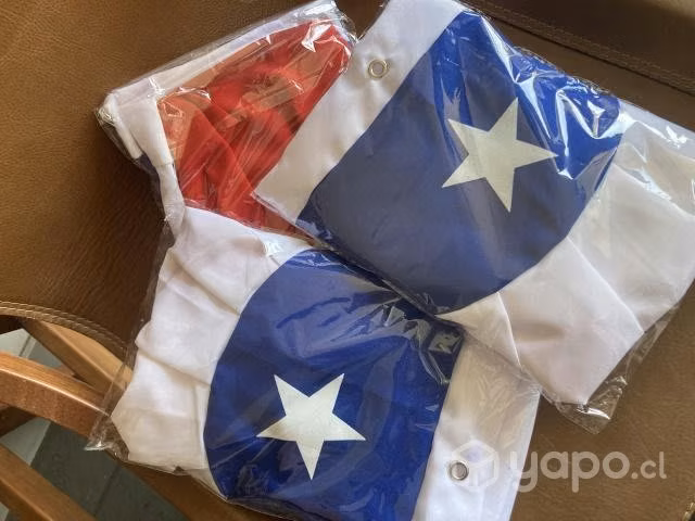 Bandera chilena, fonda , decoración. Escarapela