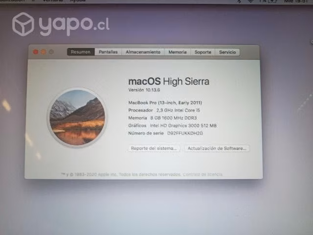 Macbook pro 2011 - Imagen 3