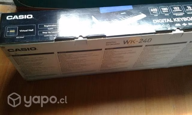 Casio wk-240 teclado poco uso más atril