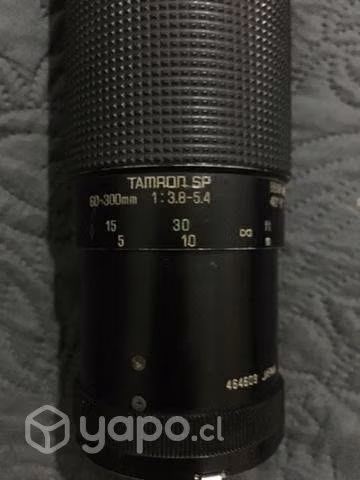 Teleobjetivo tamron 60-300