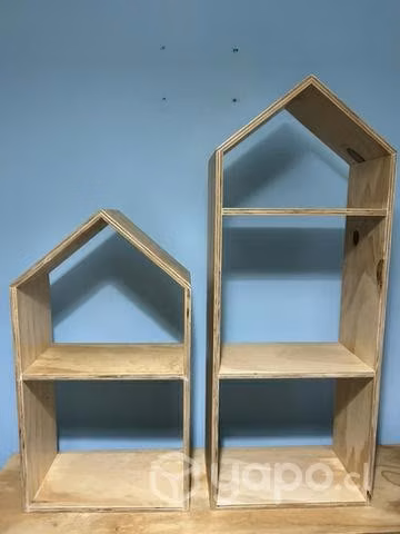 Repisa casita para habitación tipo montessori