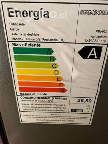 Refrigerador fensa tx54 no frost