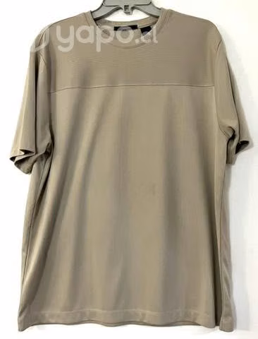 Polera Elástica Marca Claiborne Talla L Beige