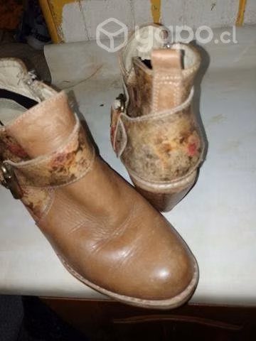 Botines de cuero talla 35 - Imagen 2