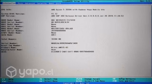 Acer nitro 5 an515-43 - Imagen 5