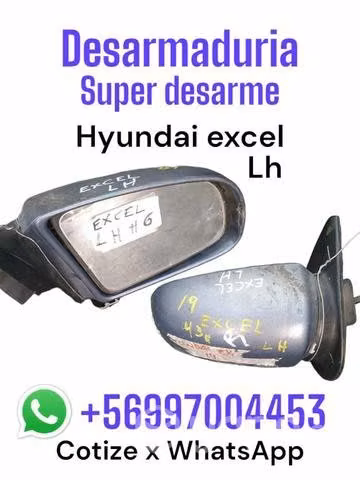 Espejo izquierdo Hyundai Excel