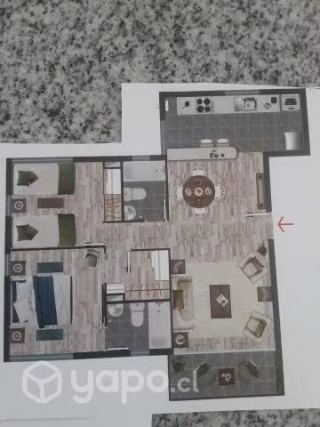 VENDO departamento IMPECABLE barrio norte Villa Alemana - Imagen 3