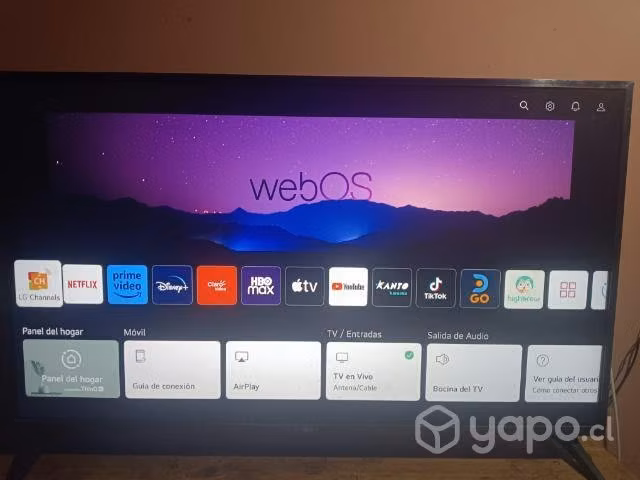 Televisión Smart tv