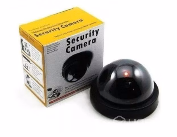 Camara falsa domo con luz led intermitente