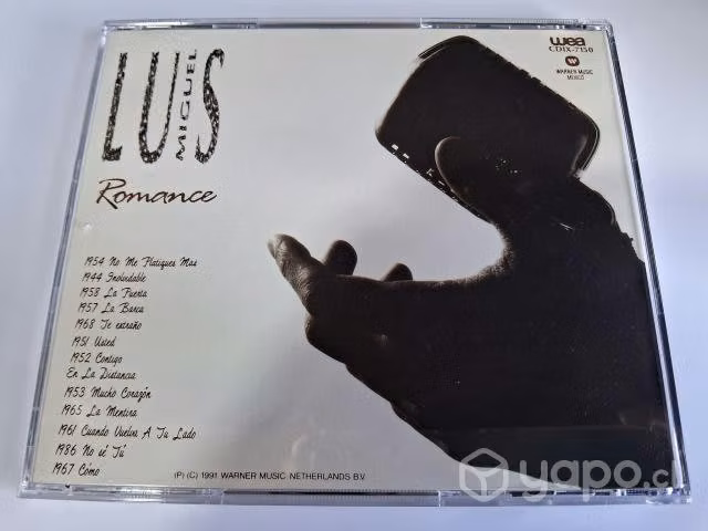 CD Luis Miguel - Romance (1991) Edición Mexicana