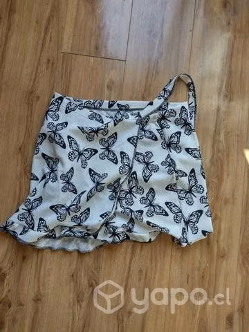 Falda pareo mariposas