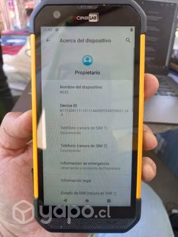 Celular computador cipherlab