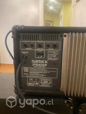 Amplificador Samick y bafles Marshall - Imagen 6