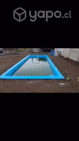 Piscina de fibra gruesa 4.80x2.60