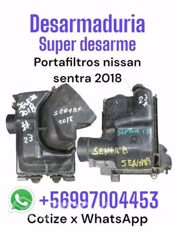 Porta filtro Nissan Sentra año 2018