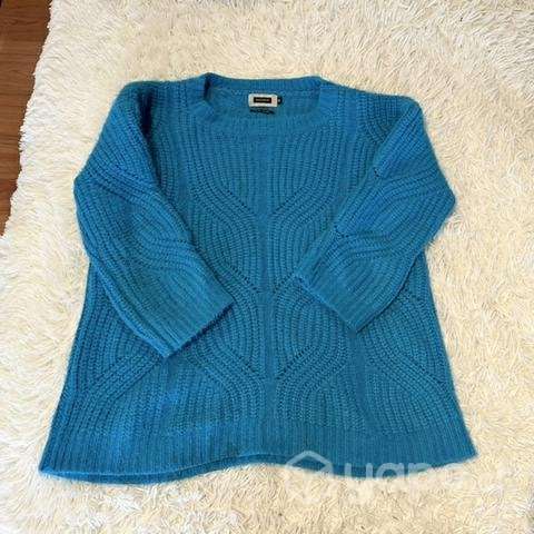 Sweater Celeste M lana gruesa - Imagen 2