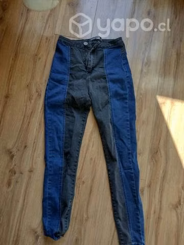 Jeans bicolor skinny 40