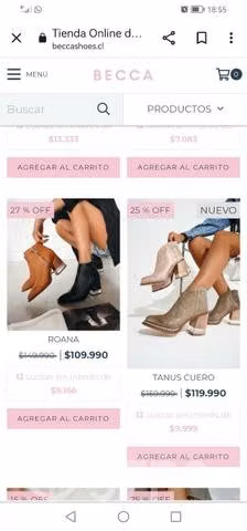 Botines de cuero Marca Becca - Imagen 3