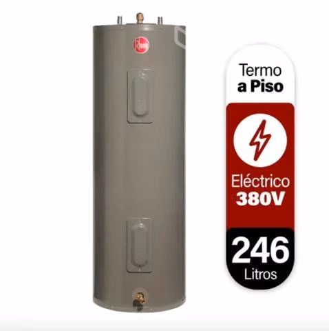 Termo electrico trifasico 380V de piso pie Rheem