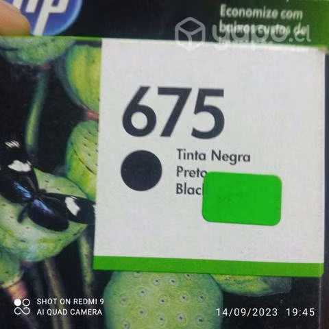 Tinta HP 675 black original