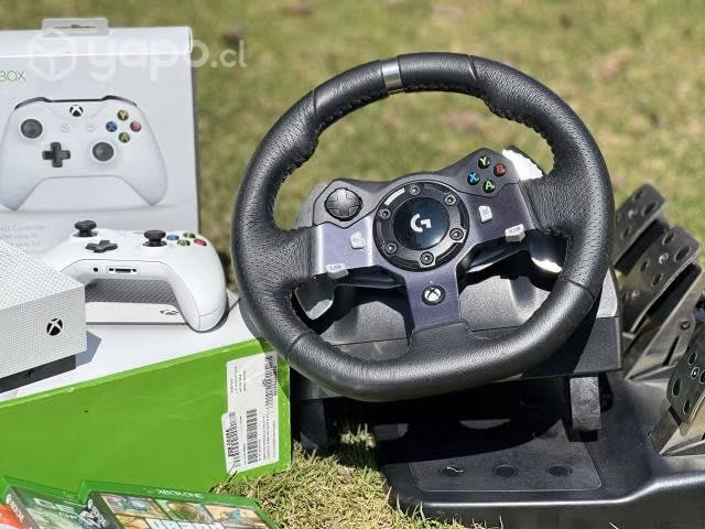 Excelente Xbox One S 500Gb+ Logitech G923 + Extras