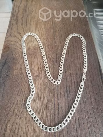 Cadena de plata groumet - Imagen 4