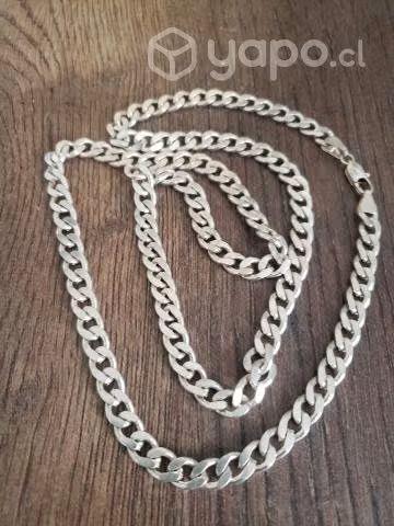 Cadena de plata groumet - Imagen 2