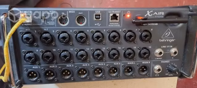 Behringer x18 Air, excelente estado. Control supe