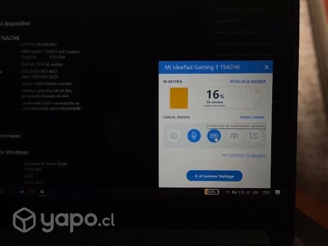 Notebook gamer ryzen 7 5800h - Imagen 6