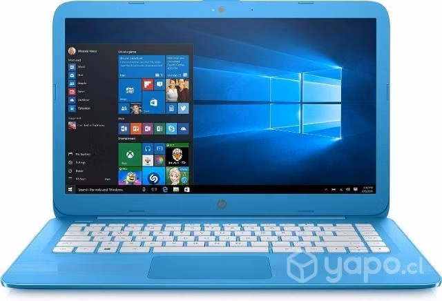 Notebook HP azul