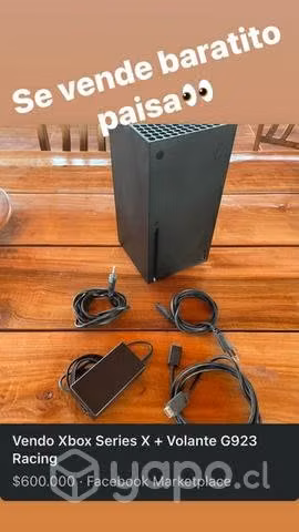 Xbox Series X + Volante Logitec G923 Racing