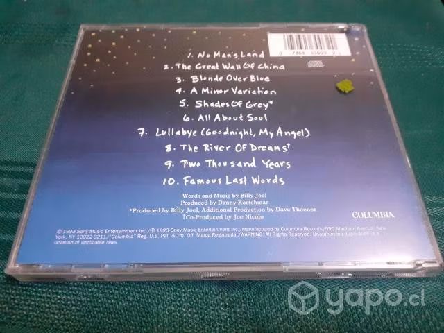 Cd billy joel river of dreams