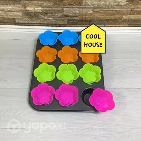 Moldes de cupcakes de silicona