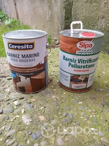 Dos galones de barniz