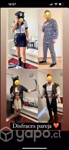 Disfraces pareja nuevos