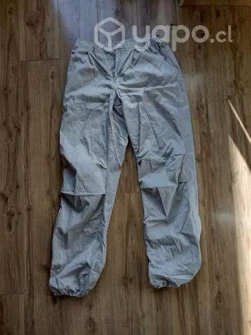 Pantalones parachute beige M
