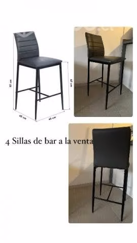 4 Sillas cocina americana