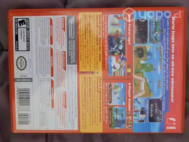 Juego Super Mario Bross Wii