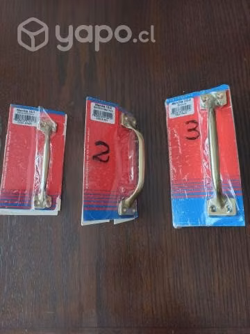 Manillas de bronce nuevas