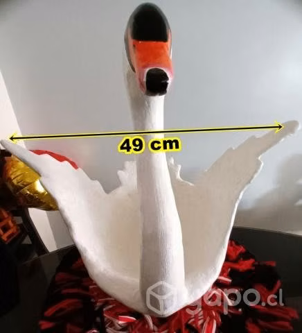 Macetero en forma de cisne