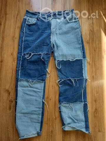 Jeans patchwork L/42