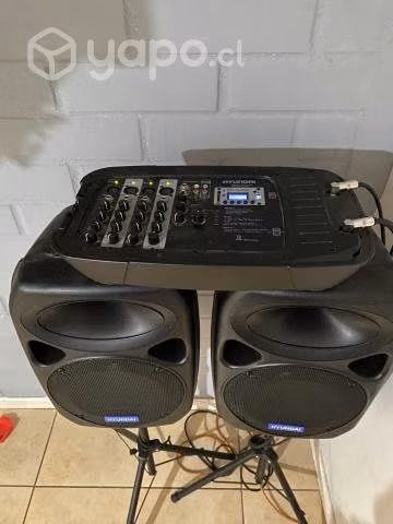 Equipo de sonido combo audio 2 x 10 200 W