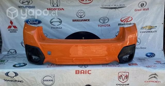Parachoque Subaru XV 2018-21. Trasero Naranjo