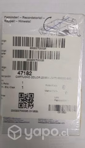 Ribbon Zebra ZXP3 ( Color) - Imagen 4