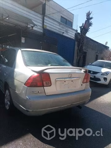 Honda civic 2003 1.7 tapa maleta focos parachoque