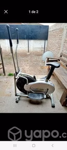Bicicleta eliptica doble