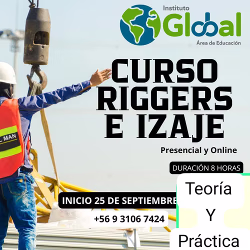 Curso certificado de rigger en baja,media,alta